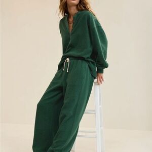 Aerie Sherpa Henley Sweatset XXS